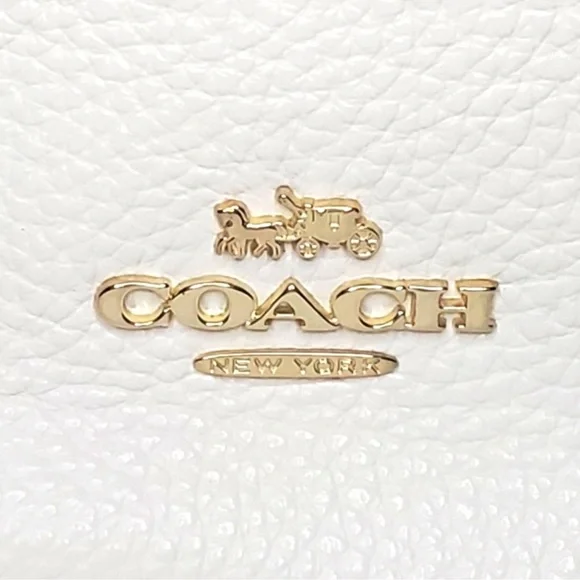 NWOT Coach Charlie Cream Backpack - Picture 5 of 11